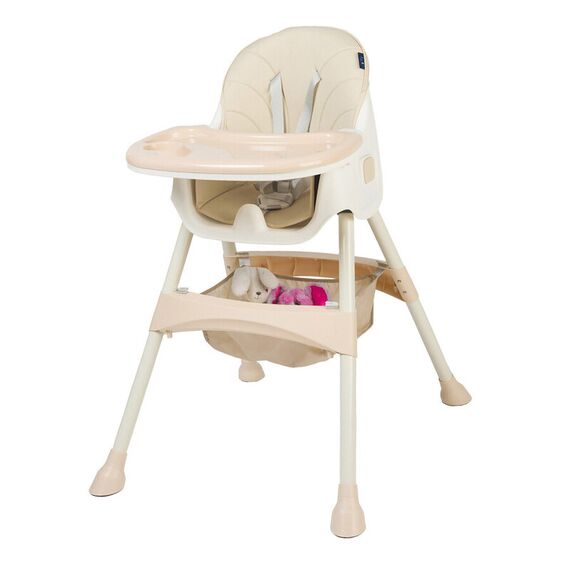 Scaun de masa 2 in 1 Juju Eat&Smile, Beige, Culoare: Bej  - ExclusivMAG.ro