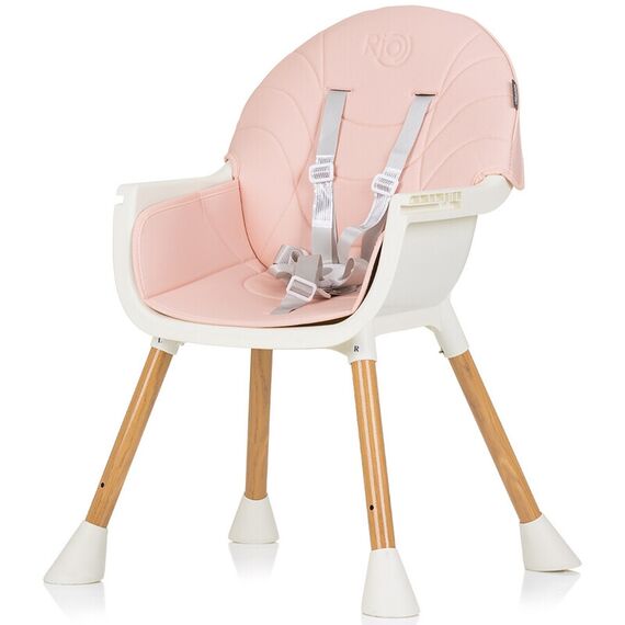 Scaun de masa Chipolino Rio 2 in 1 rose water, Culoare: Roz - poza 5 - ExclusivMAG.ro