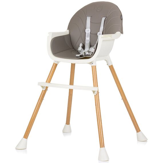 Scaun de masa Chipolino Rio 2 in 1 graphite, Culoare: Gri - poza 3 - ExclusivMAG.ro
