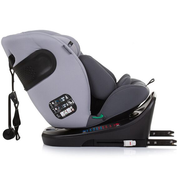 Scaun auto Chipolino Motion I-Size 40-150 cm granite cu sistem Isofix, Culoare: Gri, Grupa: 0-36kg (0 luni - 12 ani) - poza 9 - ExclusivMAG.ro