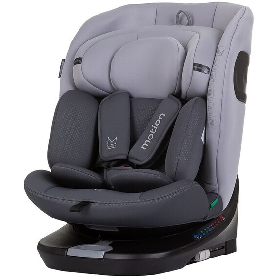 Scaun auto Chipolino Motion I-Size 40-150 cm granite cu sistem Isofix, Culoare: Gri, Grupa: 0-36kg (0 luni - 12 ani)  - ExclusivMAG.ro