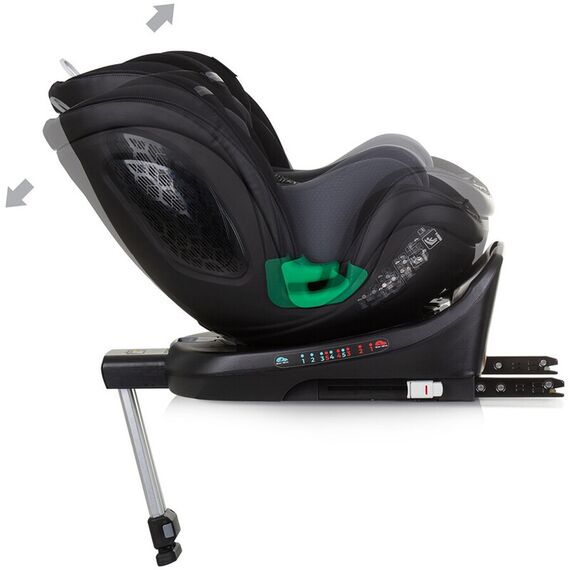 Scaun auto Chipolino Maximus I-Size 40-150 cm obsidian cu sistem Isofix, Culoare: Negru, Grupa: 0-36kg (0 luni - 12 ani) - poza 9 - ExclusivMAG.ro