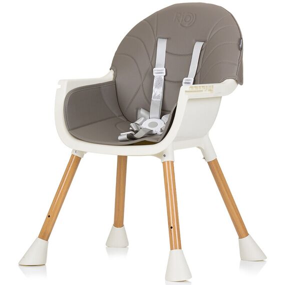 Scaun de masa Chipolino Rio 2 in 1 graphite, Culoare: Gri - poza 5 - ExclusivMAG.ro