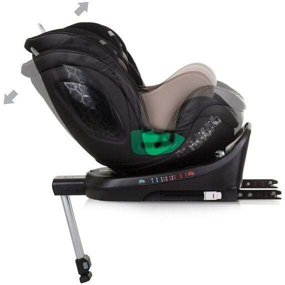 Scaun auto Chipolino Maximus I-Size 40-150 cm macadamia cu sistem Isofix, Culoare: Crem, Grupa: 0-36kg (0 luni - 12 ani) - poza 9 - ExclusivMAG.ro