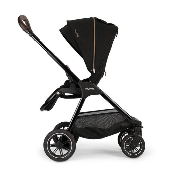 Carucior compact Nuna TRIV next 2 in 1 colectia Riveted, Culoare: Negru/Gri, Model: 2 in 1 - poza 3 - ExclusivMAG.ro
