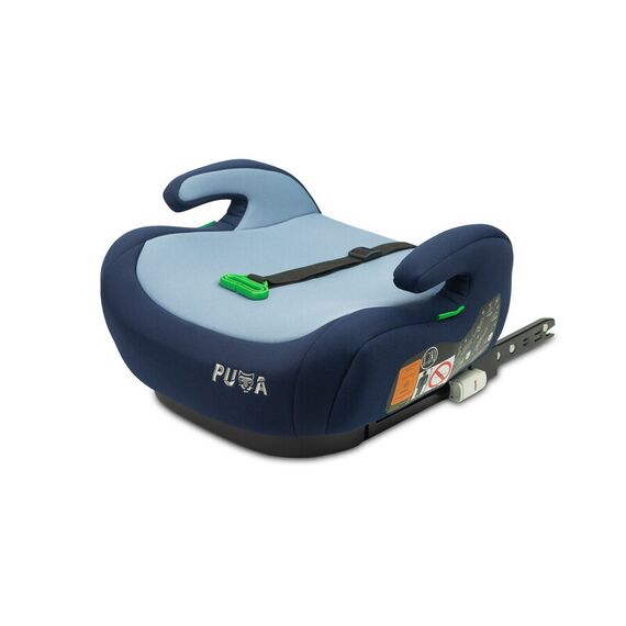 Inaltator Caretero Puma Isofix I-Size 125-150 cm Bluemarin, Culoare: Albastru, Grupa: 22-36kg (6 ani - 12 ani)  - ExclusivMAG.ro