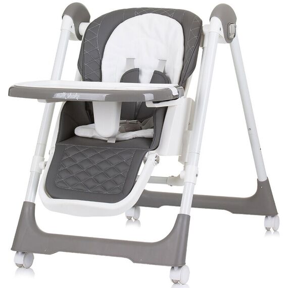 Scaun de masa Chipolino Milk Shake 2 in 1 granite, Culoare: Gri - poza 3 - ExclusivMAG.ro