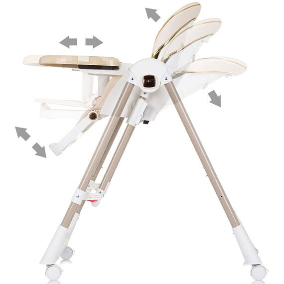 Scaun de masa Chipolino Milk Shake 2 in 1 macadamia, Culoare: Bej - poza 7 - ExclusivMAG.ro