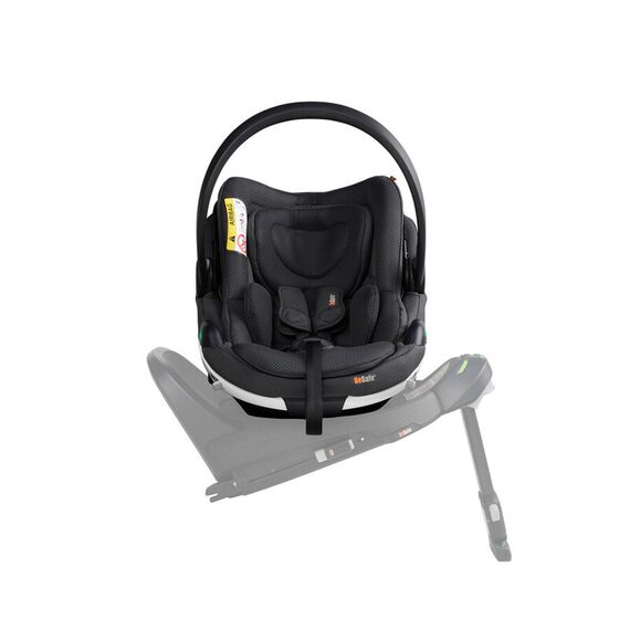 Scoică BeSafe Go Beyond Gri Anthracite Mesh, Culoare: Negru/Gri, Grupa: 0-13kg (0 luni - 12 luni) - poza 7 - ExclusivMAG.ro