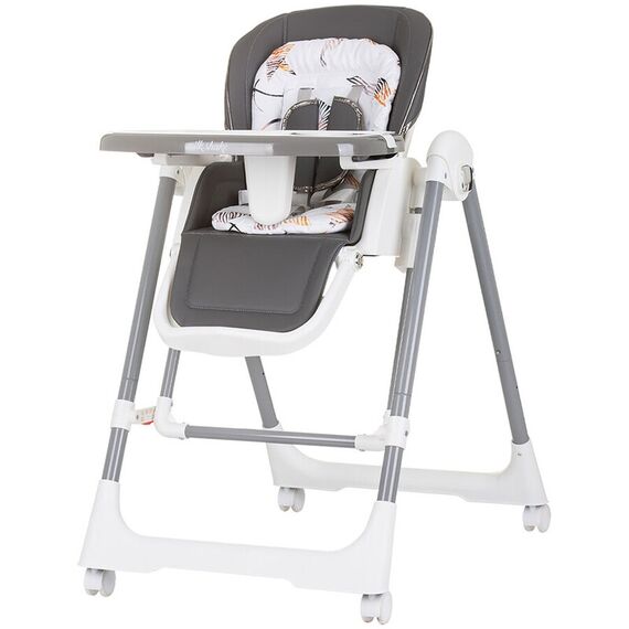 Scaun de masa Chipolino Milk Shake 2 in 1 ash grey, Culoare: Gri deschis - poza 2 - ExclusivMAG.ro