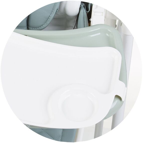 Scaun de masa Chipolino Milk Shake 2 in 1 pastel green, Culoare: Verde - poza 10 - ExclusivMAG.ro