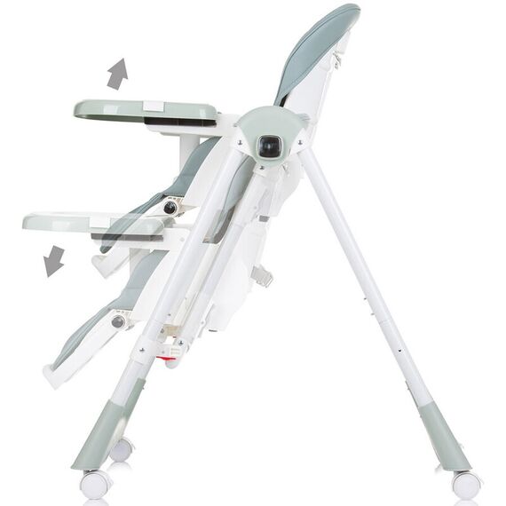 Scaun de masa Chipolino Milk Shake 2 in 1 pastel green, Culoare: Verde - poza 6 - ExclusivMAG.ro
