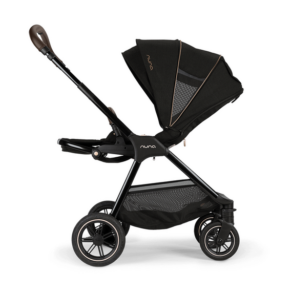 Carucior compact Nuna TRIV next 2 in 1 colectia Riveted, Culoare: Negru/Gri, Model: 2 in 1 - poza 5 - ExclusivMAG.ro