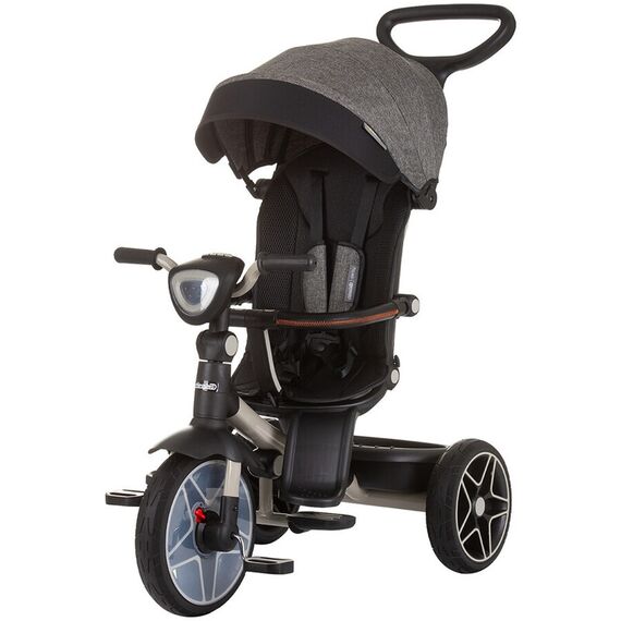 Tricicleta cu copertina si sezut reversibil Chipolino Derby granite, Culoare: Gri/Negru - poza 2 - ExclusivMAG.ro