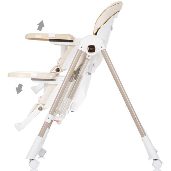 Scaun de masa Chipolino Milk Shake 2 in 1 macadamia, Culoare: Bej - poza 6 - ExclusivMAG.ro