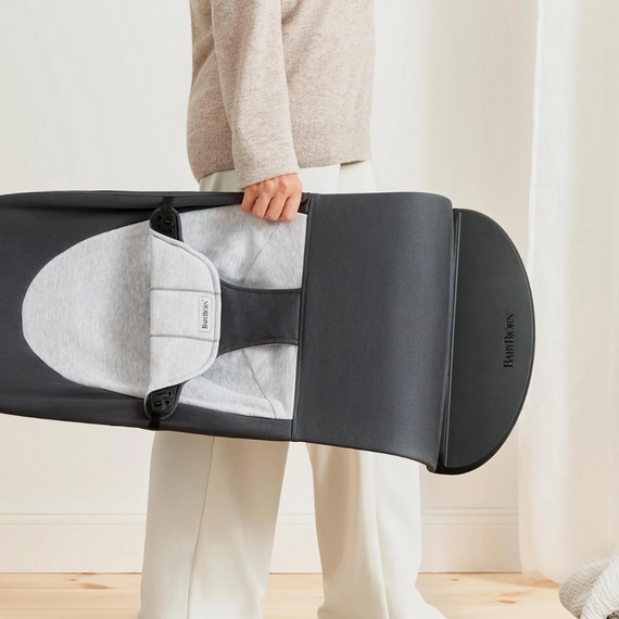 BabyBjorn - Balansoar Balance Dark Gray cu detalii Gray, Tesatura-Tricot, Culoare: Gri - poza 6 - ExclusivMAG.ro