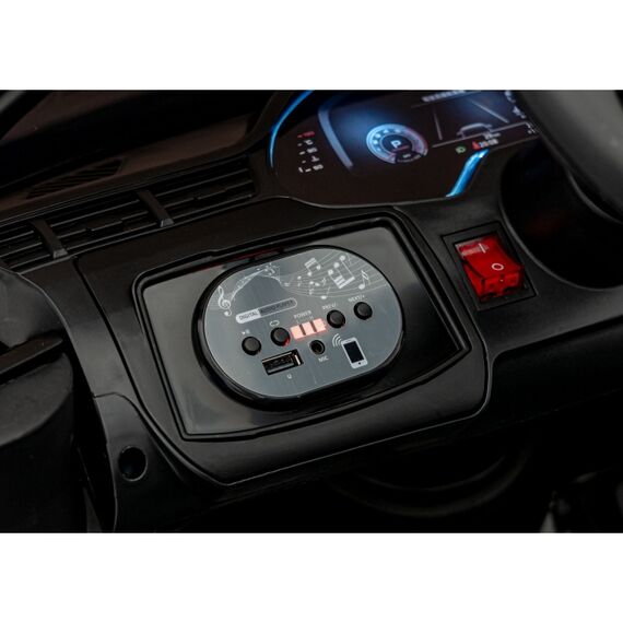 Masinuta electrica cu telecomanda AUDI Q7 NEW LIFT, roti EVA, scaun tapitat, putere 70W - Negru, Culoare: Negru, Capacitate acumulator: 12V - poza 3 - ExclusivMAG.ro
