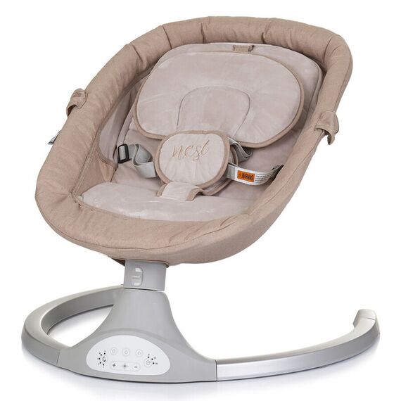 Leagan electric Chipolino Nest macadamia, Culoare: Crem - poza 3 - ExclusivMAG.ro