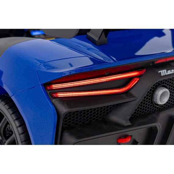 Masinuta electrica cu telecomanda MASERATI MC20 GT2, roti EVA, scaun tapitat, putere 110W - Albastru, Culoare: Albastru, Capacitate acumulator: 12V - poza 4 - ExclusivMAG.ro