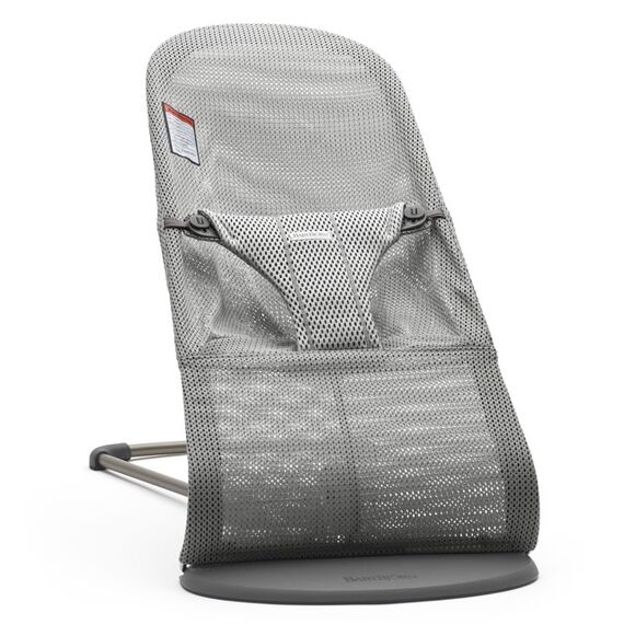 BabyBjorn - Balansoar Bliss Grey, Mesh, Culoare: Gri deschis  - ExclusivMAG.ro