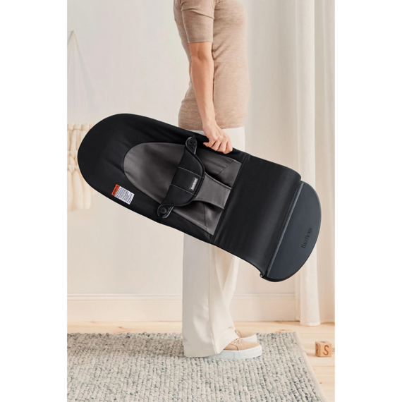 BabyBjorn - Balansoarul Balance Soft Black/Dark Gray, Tesatura, Culoare: Gri/Negru - poza 11 - ExclusivMAG.ro