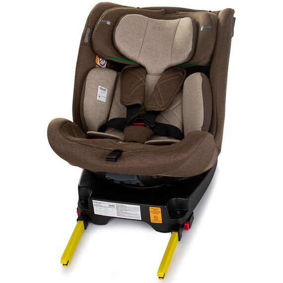 Scaun auto Chipolino X Factor I-Size 40-150 cm macadamia cu sistem Isofix, Culoare: Maro, Grupa: 0-36kg (0 luni - 12 ani) - poza 11 - ExclusivMAG.ro