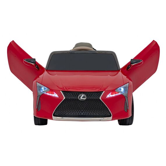 Masinuta electrica cu telecomanda LEXUS LC500, roti EVA, scaun tapitat, putere 70W - Rosu, Culoare: Rosu, Capacitate acumulator: 12V - poza 8 - ExclusivMAG.ro