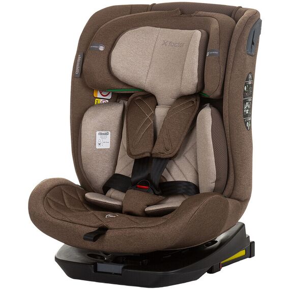 Scaun auto Chipolino X Factor I-Size 40-150 cm macadamia cu sistem Isofix, Culoare: Maro, Grupa: 0-36kg (0 luni - 12 ani) - poza 2 - ExclusivMAG.ro