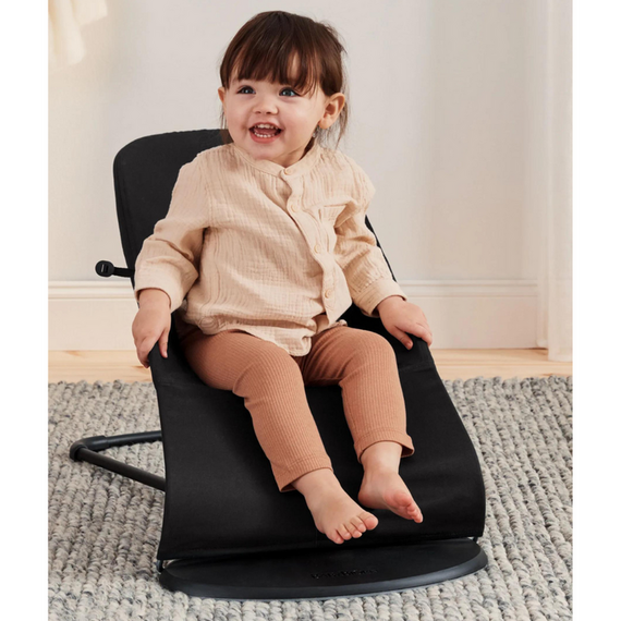 BabyBjorn - Balansoarul Balance Soft Black/Dark Gray, Tesatura, Culoare: Gri/Negru - poza 2 - ExclusivMAG.ro