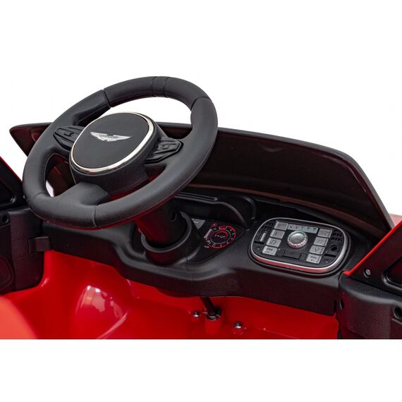 Masinuta electrica cu telecomanda ASTON MARTIN DBX, roti EVA, scaun tapitat, putere 100W - Rosu, Culoare: Rosu, Capacitate acumulator: 12V - poza 2 - ExclusivMAG.ro