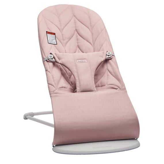 BabyBjorn - Balansoar Bliss Dusty Pink cu aspect delicat de petala, tesatura matlasata, Culoare: Roz  - ExclusivMAG.ro
