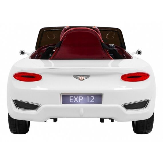 Masinuta electrica cu telecomanda BENTLEY EXP 12, roti EVA, scaun tapitat, putere 24V - Alb, Culoare: Alb, Capacitate acumulator: 12V - poza 6 - ExclusivMAG.ro