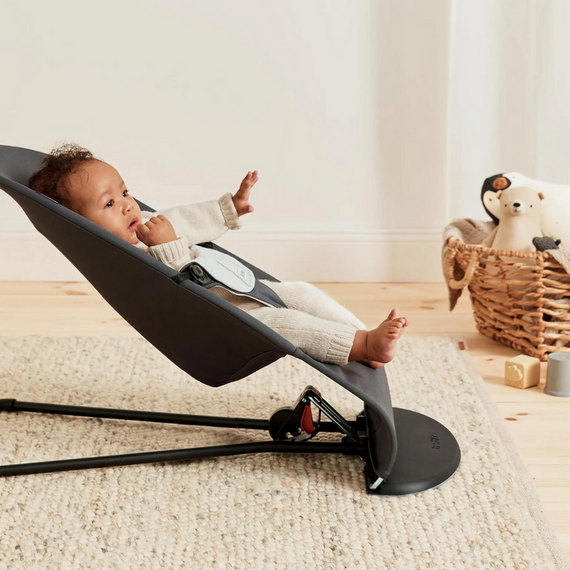BabyBjorn - Balansoar Balance Dark Gray cu detalii Gray, Tesatura-Tricot, Culoare: Gri - poza 10 - ExclusivMAG.ro
