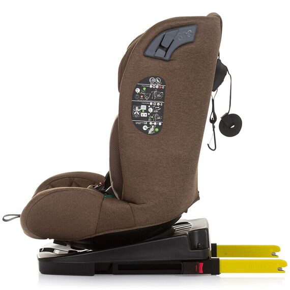 Scaun auto Chipolino X Factor I-Size 40-150 cm macadamia cu sistem Isofix, Culoare: Maro, Grupa: 0-36kg (0 luni - 12 ani) - poza 5 - ExclusivMAG.ro
