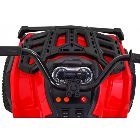 ATV electric AIR BDM0906, roti gonflabile, scaun tapitat, putere 90W - Rosu, Culoare: Rosu, Capacitate acumulator: 12V - poza 9 - ExclusivMAG.ro