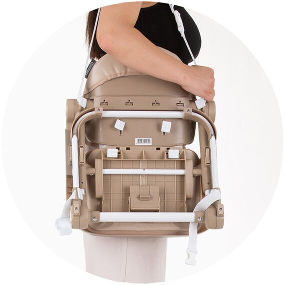Inaltator scaun de masa Chipolino Muffin macadamia, Culoare: Crem - poza 11 - ExclusivMAG.ro