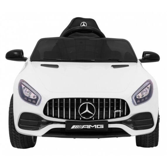 Masinuta electrica cu telecomanda MERCEDES BENZ GT, roti EVA, scaun tapitat, putere 70W - Alb, Culoare: Alb, Capacitate acumulator: 12V - poza 3 - ExclusivMAG.ro