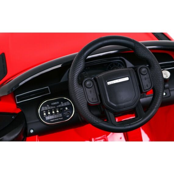 Masinuta electrica cu telecomanda RANGE ROVER VELAR, roti EVA, scaun tapitat, putere 70W - Rosu, Culoare: Rosu, Capacitate acumulator: 12V - poza 6 - ExclusivMAG.ro