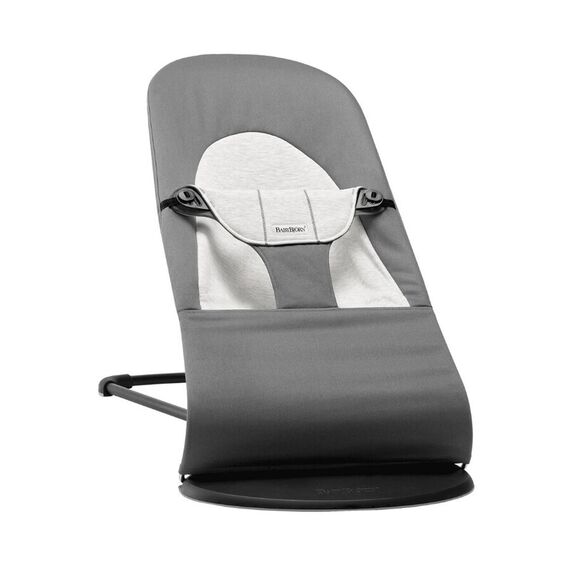 BabyBjorn - Balansoar Balance Dark Gray cu detalii Gray, Tesatura-Tricot, Culoare: Gri  - ExclusivMAG.ro