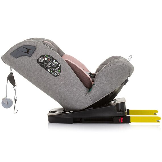 Scaun auto Chipolino X Factor I-Size 40-150 cm flamingo cu sistem Isofix, Culoare: Roz, Grupa: 0-36kg (0 luni - 12 ani) - poza 10 - ExclusivMAG.ro