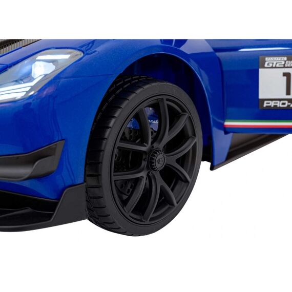 Masinuta electrica cu telecomanda MASERATI MC20 GT2, roti EVA, scaun tapitat, putere 110W - Albastru, Culoare: Albastru, Capacitate acumulator: 12V - poza 9 - ExclusivMAG.ro