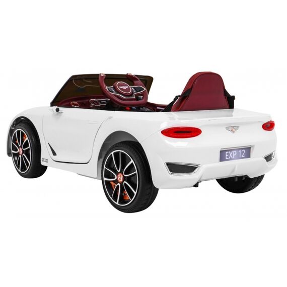 Masinuta electrica cu telecomanda BENTLEY EXP 12, roti EVA, scaun tapitat, putere 24V - Alb, Culoare: Alb, Capacitate acumulator: 12V - poza 5 - ExclusivMAG.ro