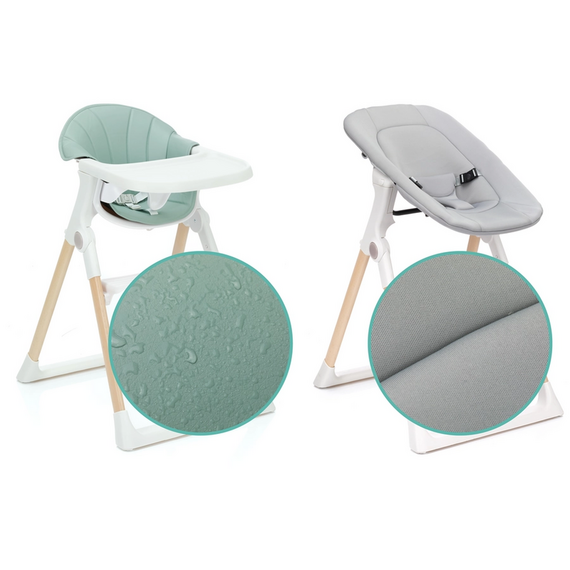 Scaun de masa si sezlong Noah 2 in 1 Verde Fillikid, Culoare: Verde - poza 9 - ExclusivMAG.ro