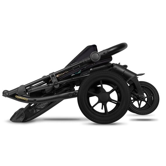 Carucior sport, Lionelo, Annet Tour Golden Moments, Editie Limitata, 0 luni+, Pana la 22 kg, Certificare TUV, Negru, Culoare: Negru/Auriu, Model: sport - poza 7 - ExclusivMAG.ro