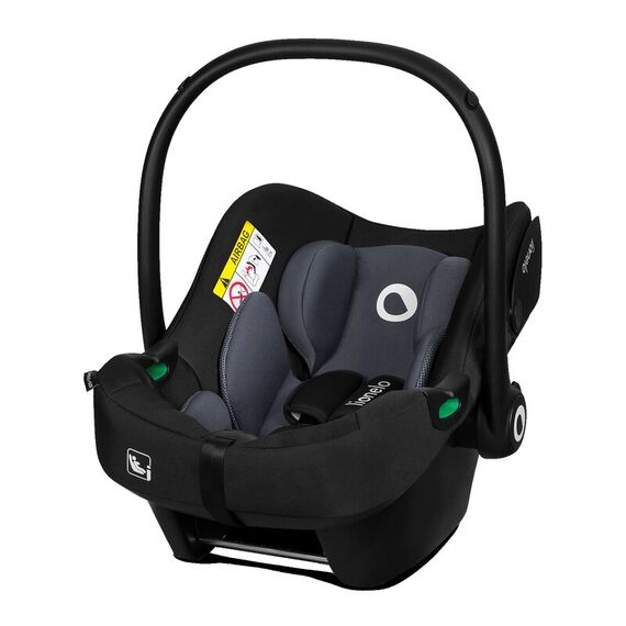 Scoică auto Lionelo Astrid i-Size cu bază Isofix - Negru/Gri, Culoare: Gri/Negru, Grupa: 0-13kg (0 luni - 12 luni) - poza 4 - ExclusivMAG.ro