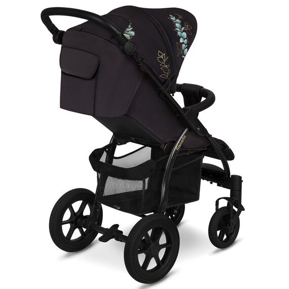 Carucior sport, Lionelo, Annet Tour Golden Moments, Editie Limitata, 0 luni+, Pana la 22 kg, Certificare TUV, Negru, Culoare: Negru/Auriu, Model: sport - poza 6 - ExclusivMAG.ro