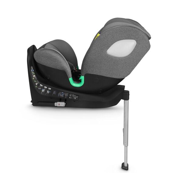 Scaun auto, Lionelo, i-Size Braam, 0-36 Kg, 40-150 cm, R129, Gri, Culoare: Gri deschis, Grupa: 0-36kg (0 luni - 12 ani) - poza 5 - ExclusivMAG.ro