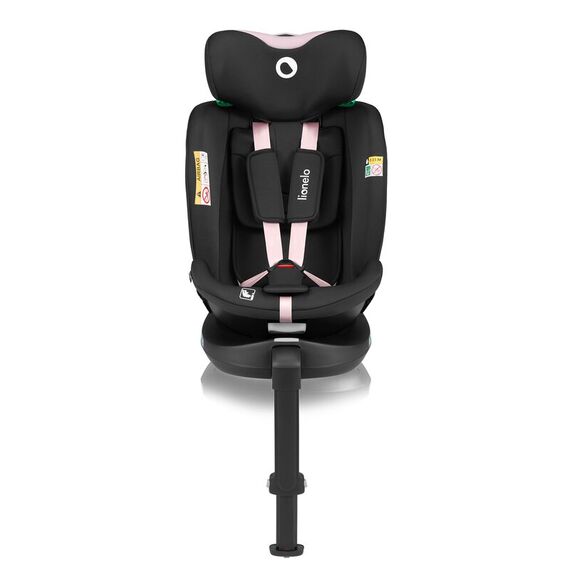 Scaun auto, Lionelo, i-Size Navy, 0-36 Kg, 40-150 cm, Rotire 360 grade, R129, Negru/Roz, Culoare: Roz, Grupa: 0-36kg (0 luni - 12 ani) - poza 5 - ExclusivMAG.ro