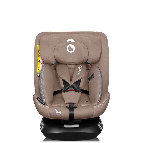 Scaun auto, Lionelo, Bastiaan One i-Size, 4 in 1, Rotire 360 grade, Top Tether, 0-36 Kg, 40-150 cm, R129, Bej, Culoare: Bej, Grupa: 0-36kg (0 luni - 12 ani) - poza 4 - ExclusivMAG.ro