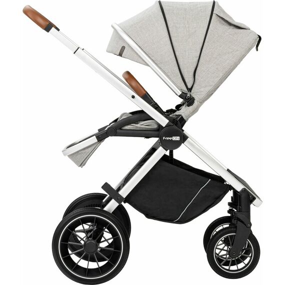 Carucior 3 in 1, FreeON, Joy, Reversibil, Gri - poza 2 - ExclusivMAG.ro